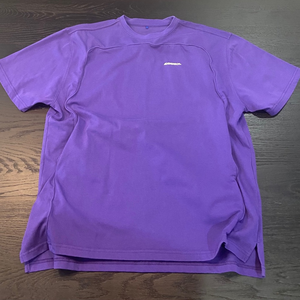 ADER ERROR Purple Boxy T-Shirt